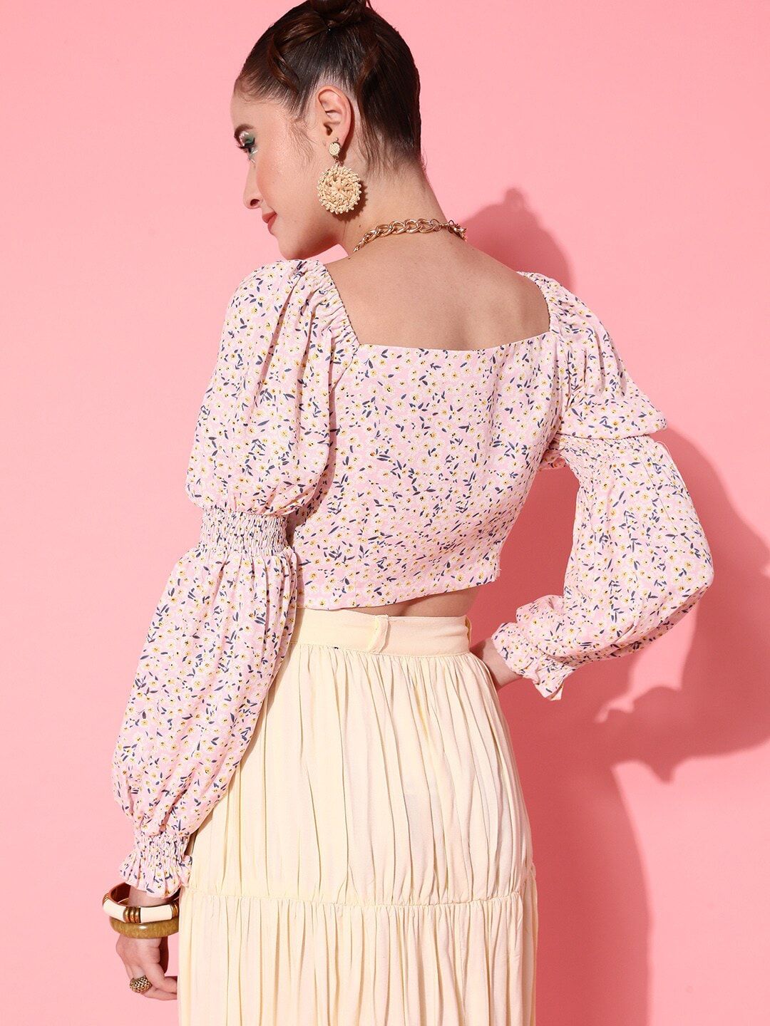 STREET 9 Pretty Pink Floral Top