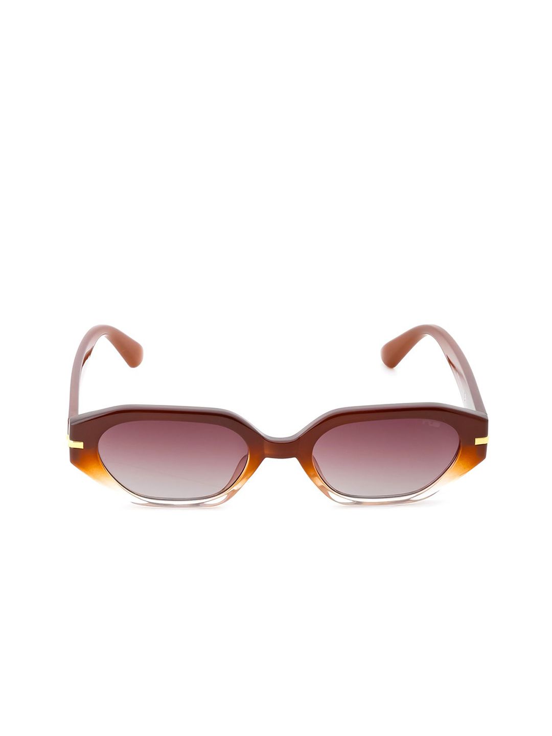 IRUS by IDEE Women Oval Sunglasses with UV Protected Lens IRS1369C5SG