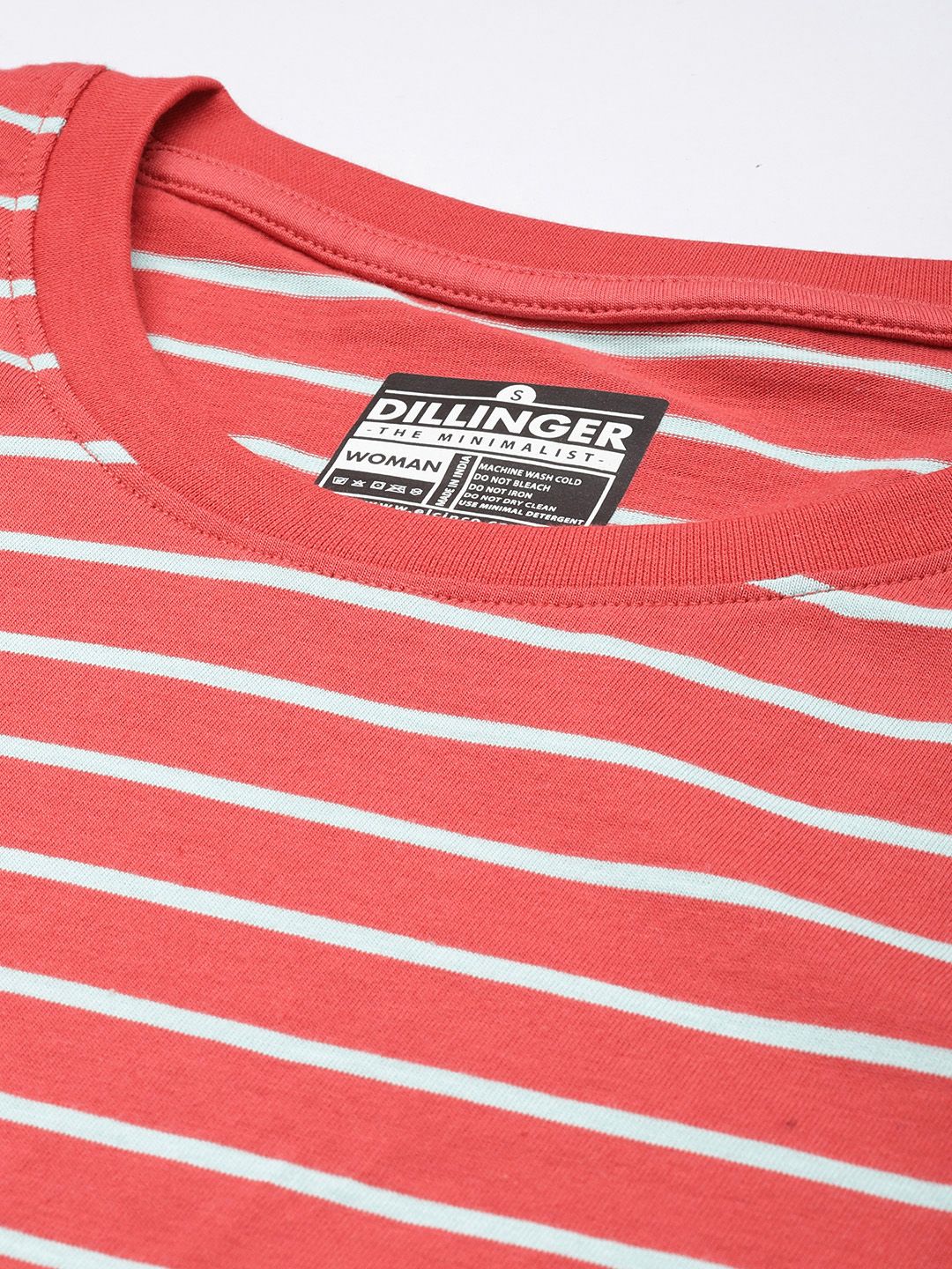DILLINGER Striped Boxy T-shirt
