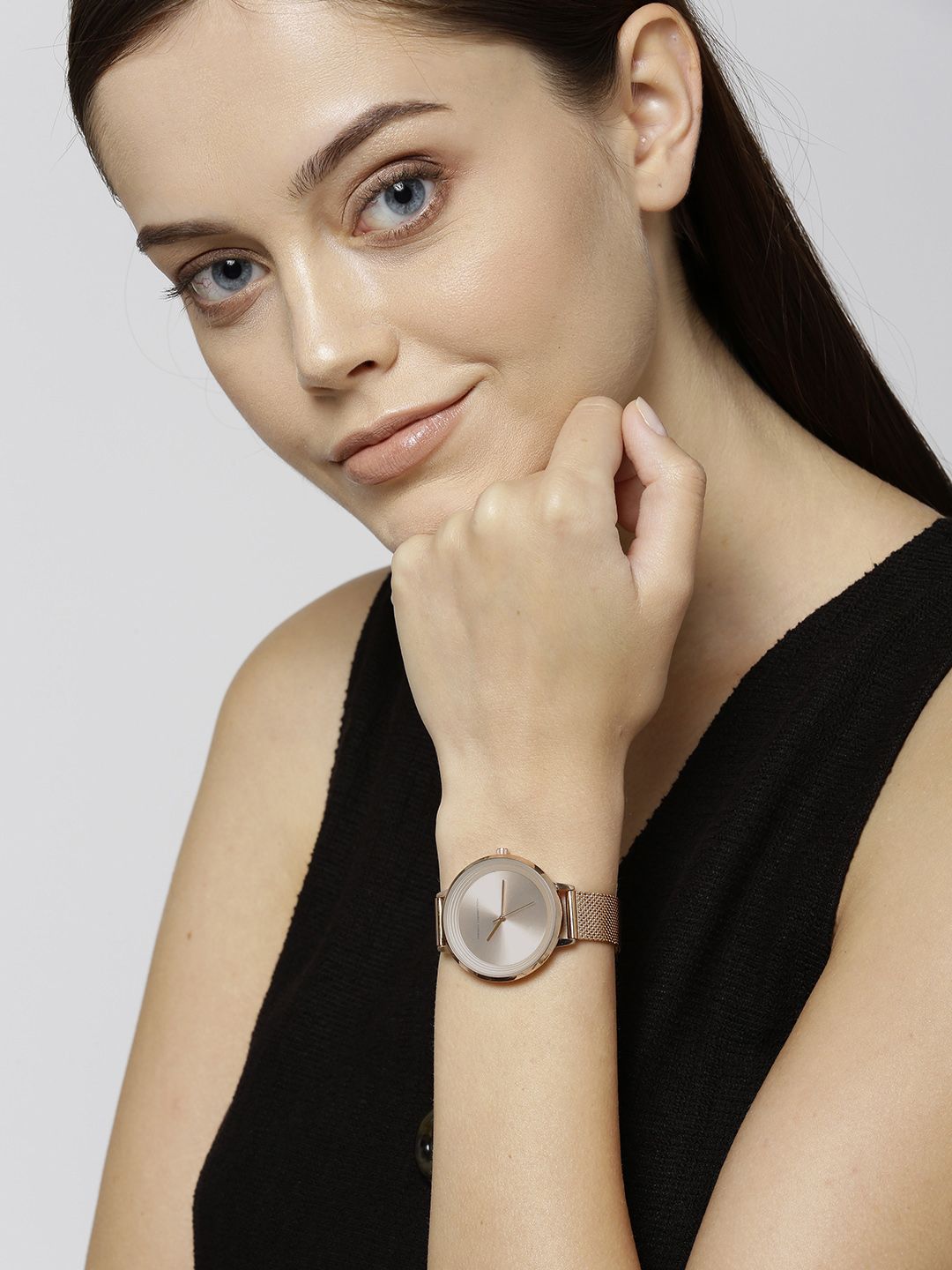 French Connection Women Rose Gold-Toned Analogue Watch FCN0001F