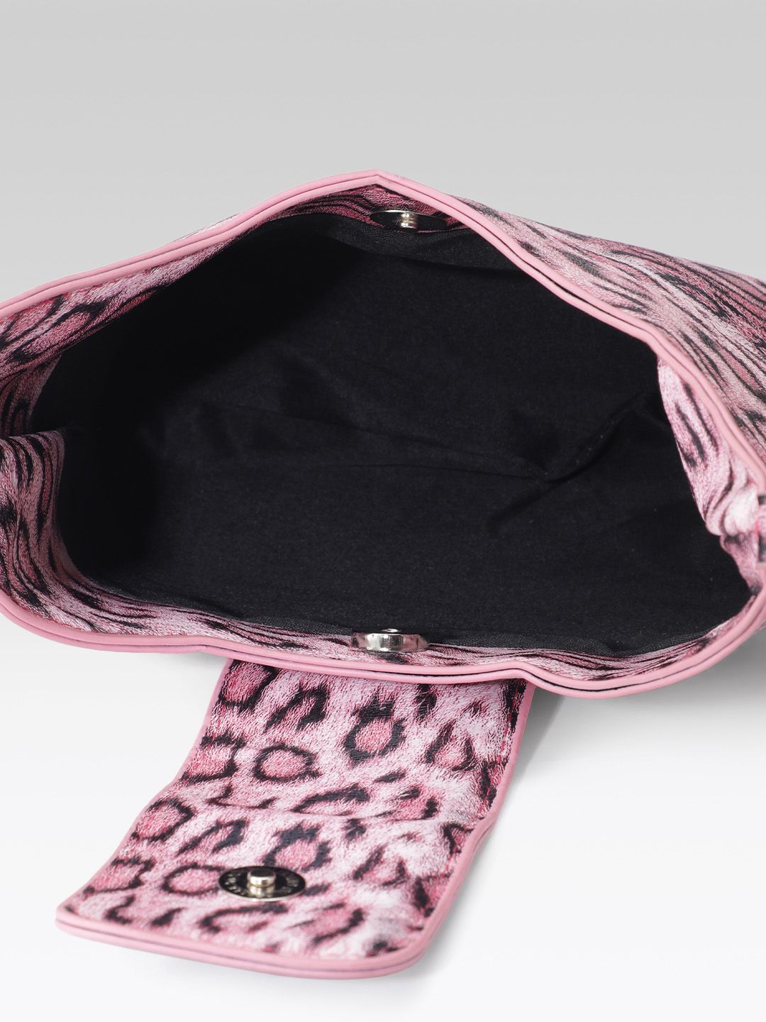 DressBerry Animal Print Sling Bag with Bow Detail
