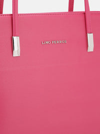 Lino Perros Textured Structured Shoulder Bag