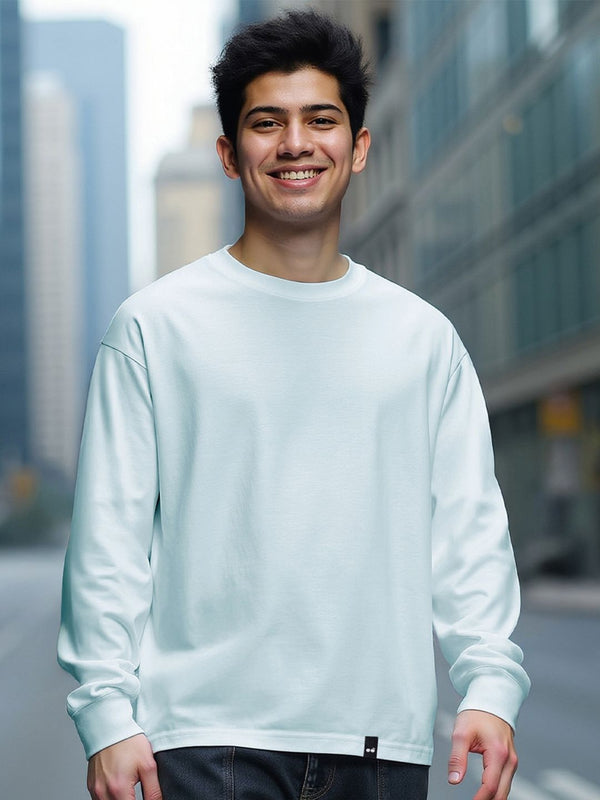 Bewakoof Drop-Shoulder Sleeves Oversized Cotton T-shirt