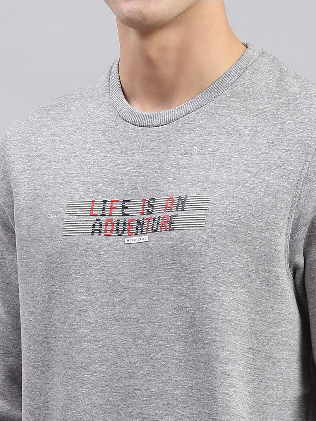 Monte Carlo Typography Printed Sweatshirt