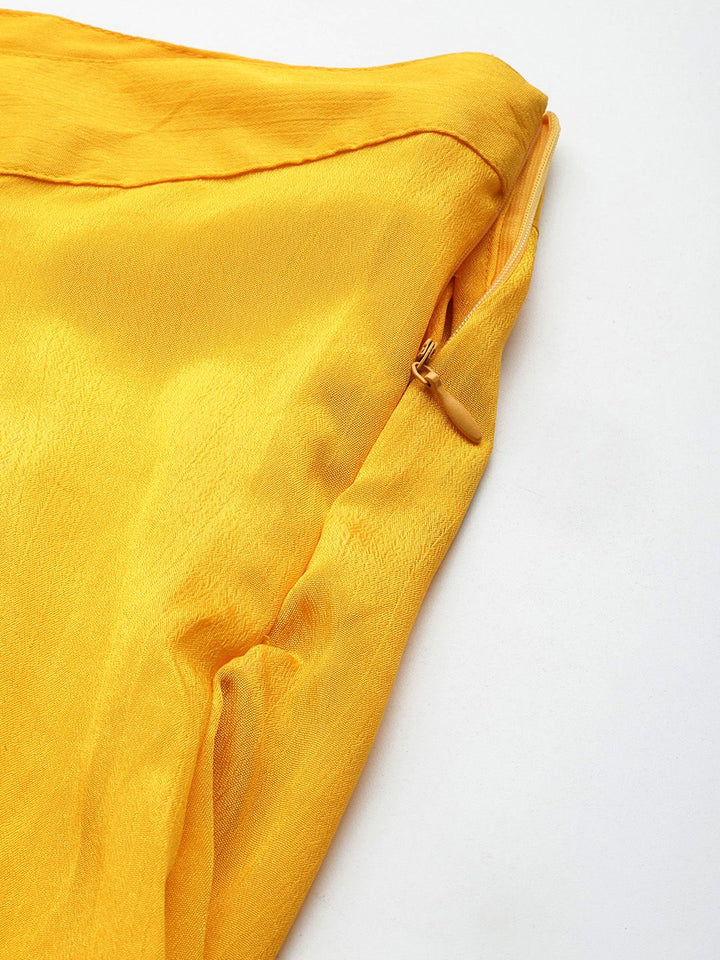 all about you Halter Neck Top With A-Line Pleated Skirt