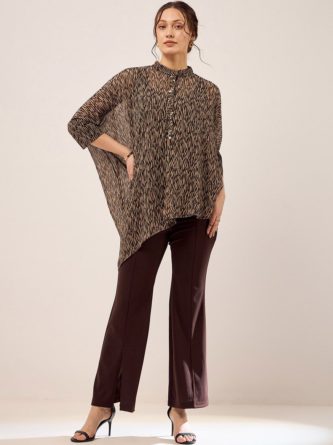 Antheaa Printed Embellished Co-Ord Set