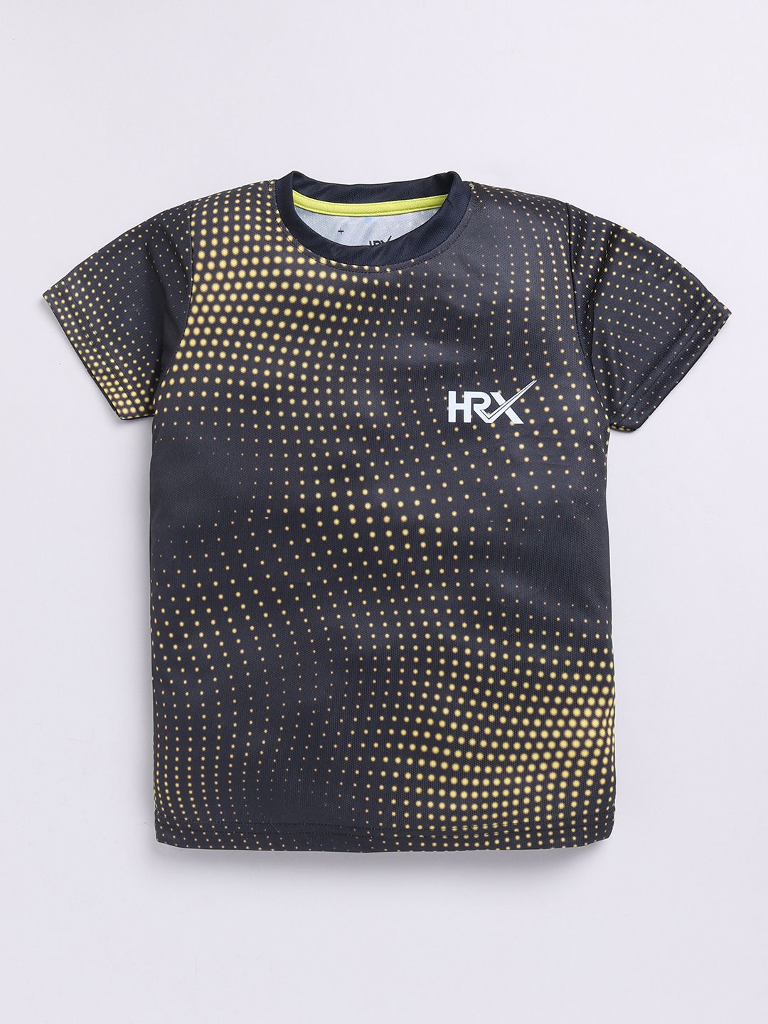 HRX by Hrithik Roshan Boys Graphic Printed Rapid-Dry T-shirt