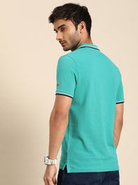 Being Human Pure Cotton Polo Collar Casual T-shirt