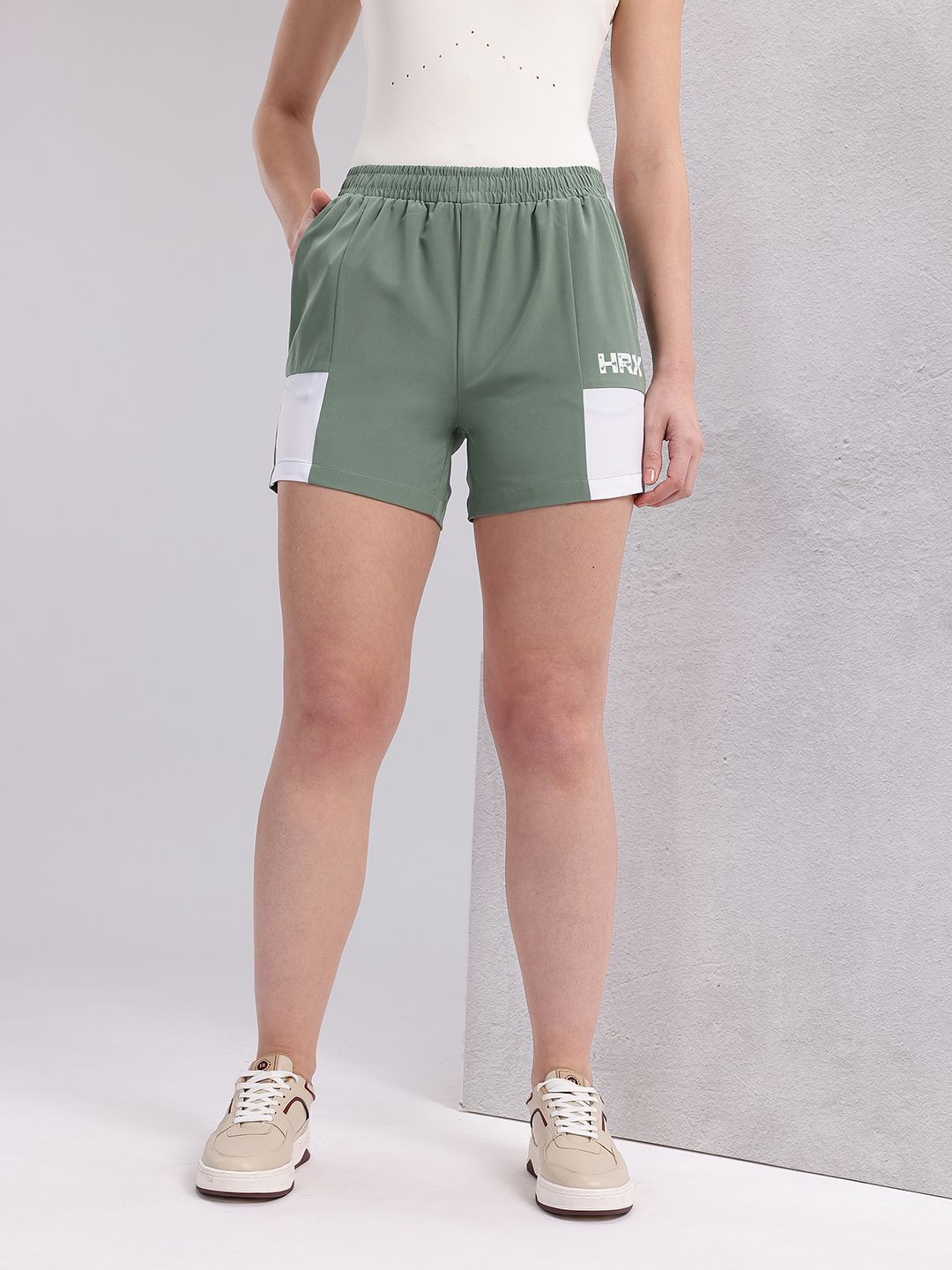 HRX by Hrithik Roshan Women Colourblocked Shorts