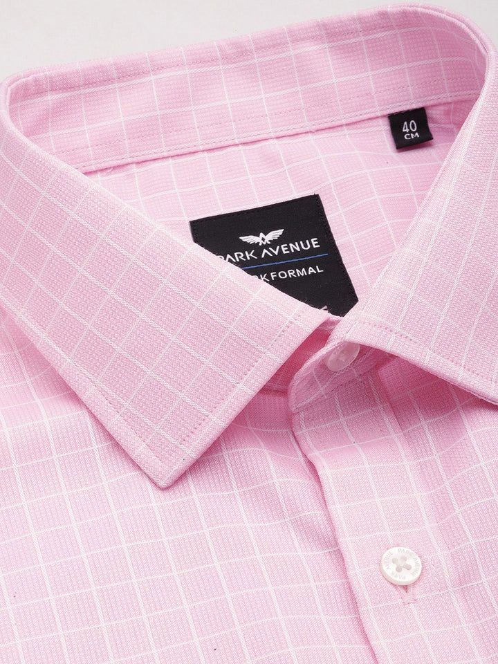 Park Avenue Slim Fit Checked Formal Shirt