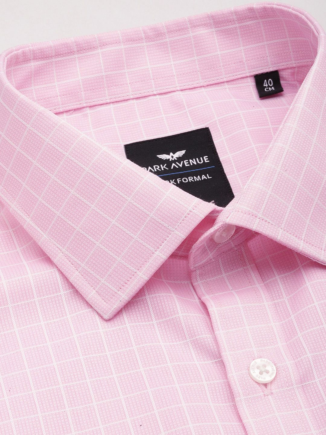 Park Avenue Slim Fit Checked Formal Shirt