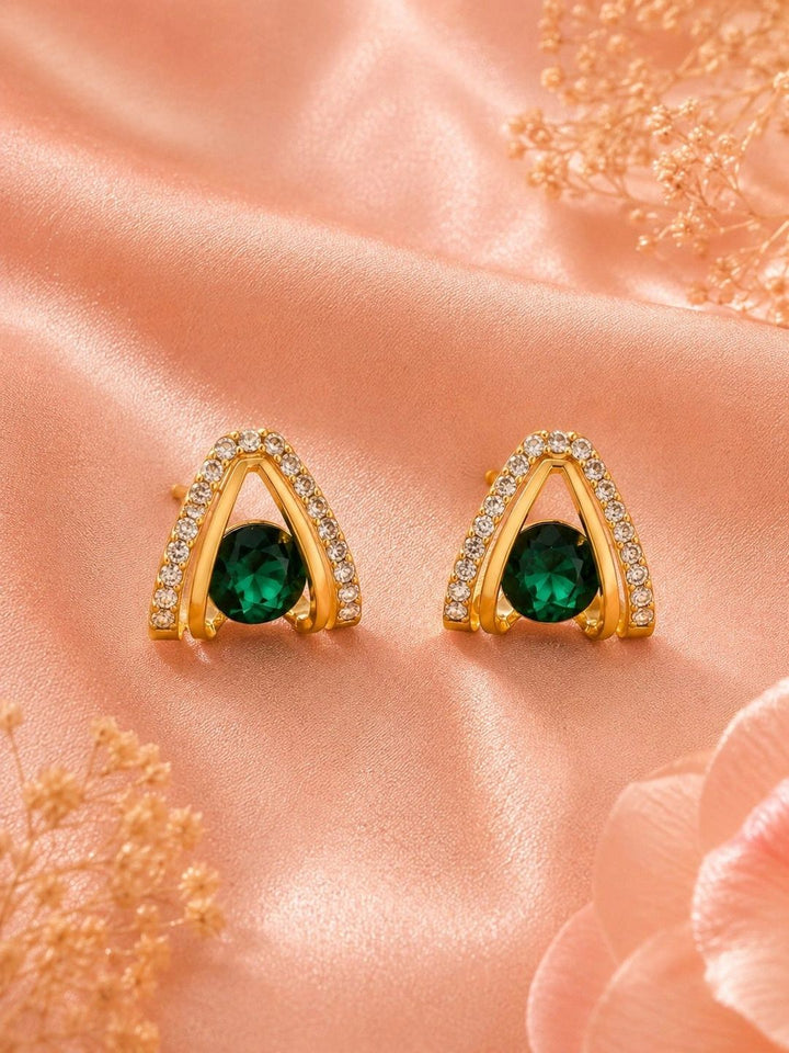 VOGUE PANASH Geometric Studs Earrings