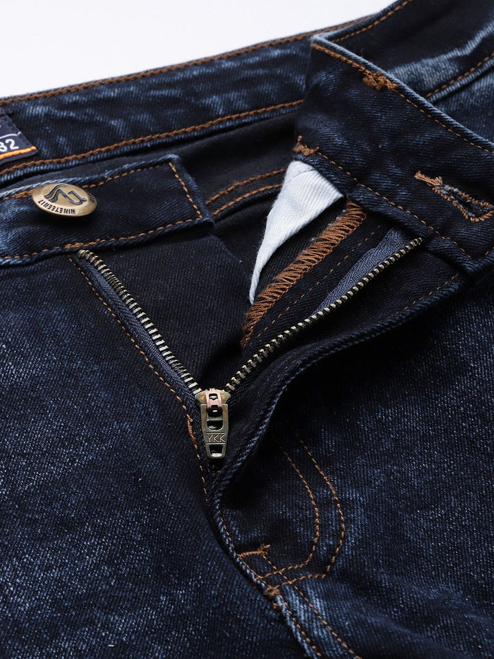 The Indian Garage Co Men Slim Fit Stretchable Jeans