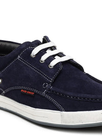 Red Chief Men Navy Blue Boat Shoes