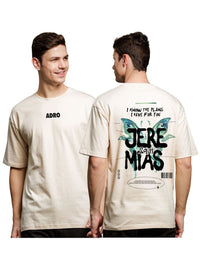 ADRO Men Typography Printed Applique T-shirt