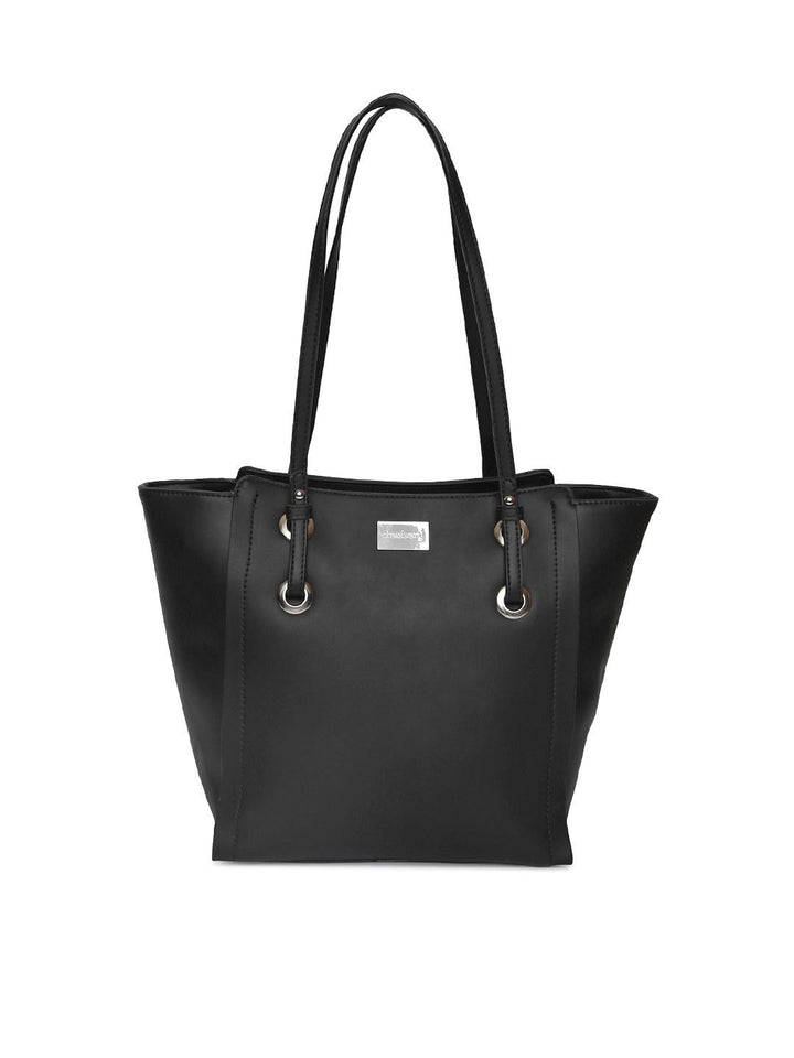 DressBerry Black Solid Shoulder Bag