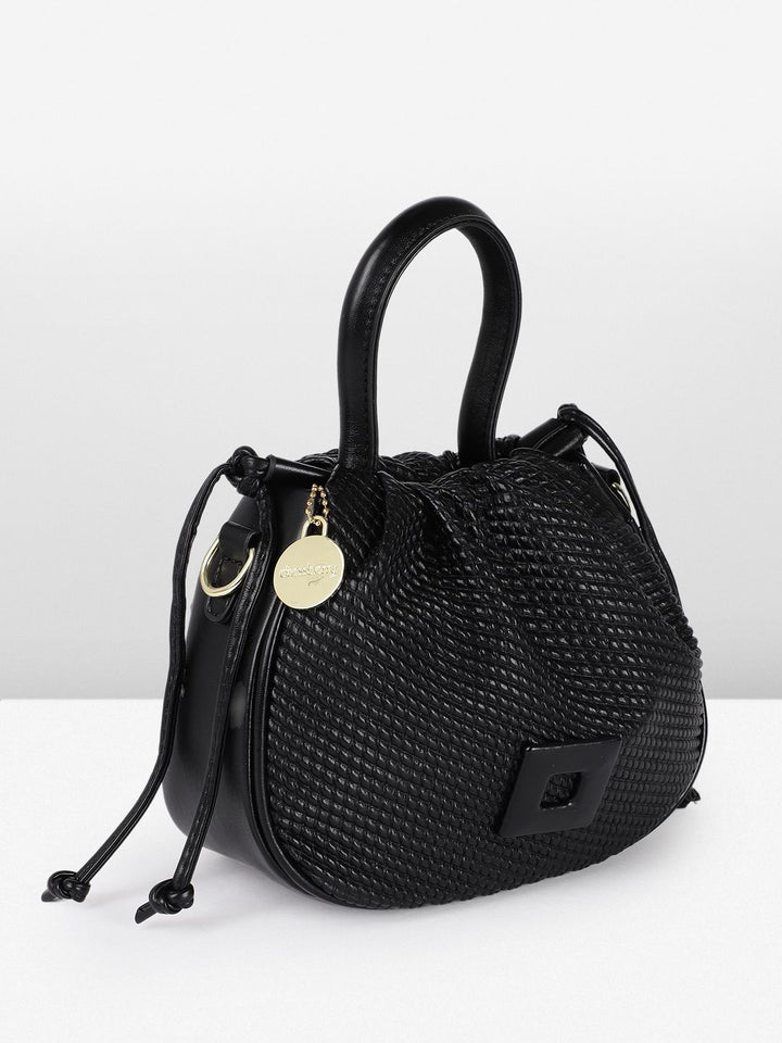 DressBerry Textured Bucket Handheld Bag