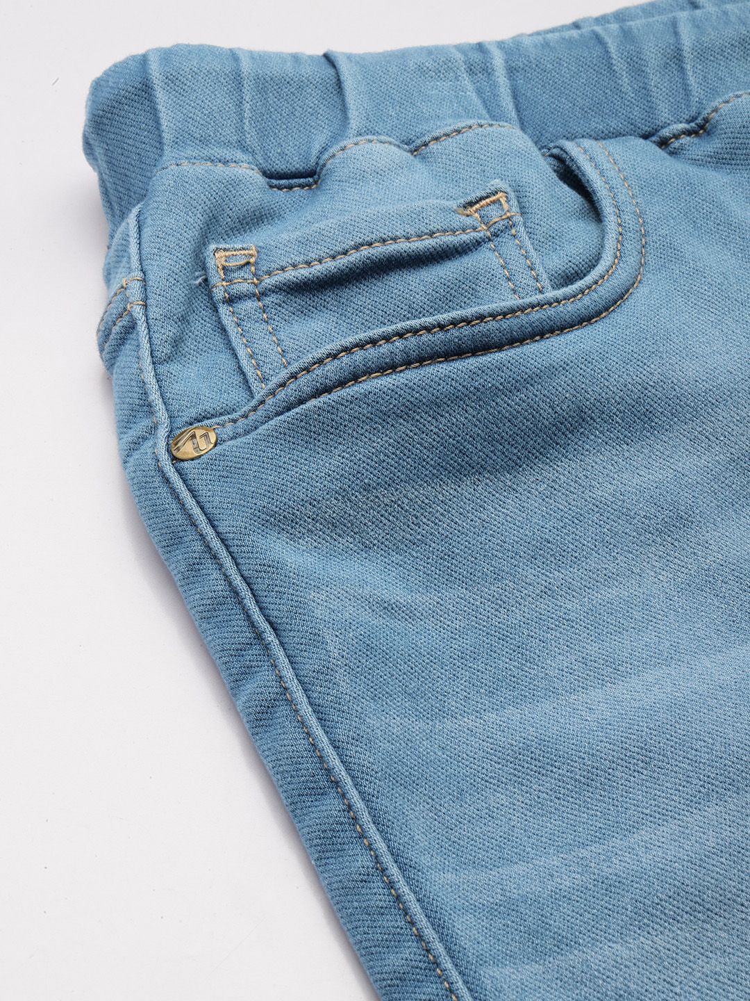 The Indian Garage Co Men Light Fade Stretchable Cargo Jeans