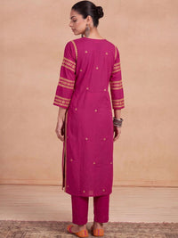 House of Chikankari Women Embroidered Thread Work Kurta