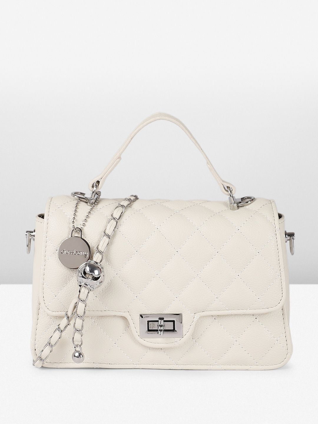 DressBerry Textured Structured Sling Bag with Quilted