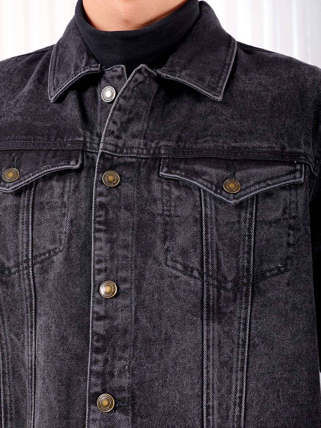 The Indian Garage Co Men Relaxed Fit Trucker Jacket