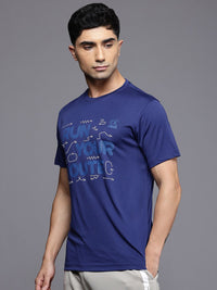 HRX by Hrithik Roshan Printed Rapid Dry Antimicrobial Finish Running T-shirt
