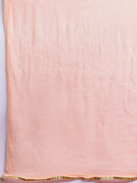 Anouk Striped Regular Kurta with Sharara & With Dupatta