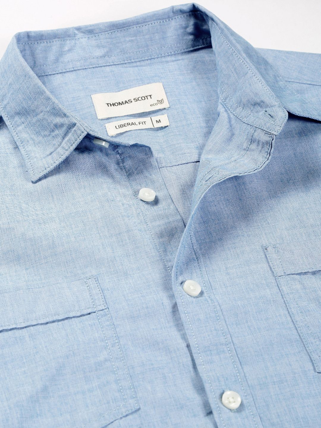 Thomas Scott Classic Opaque Cotton Casual Shirt
