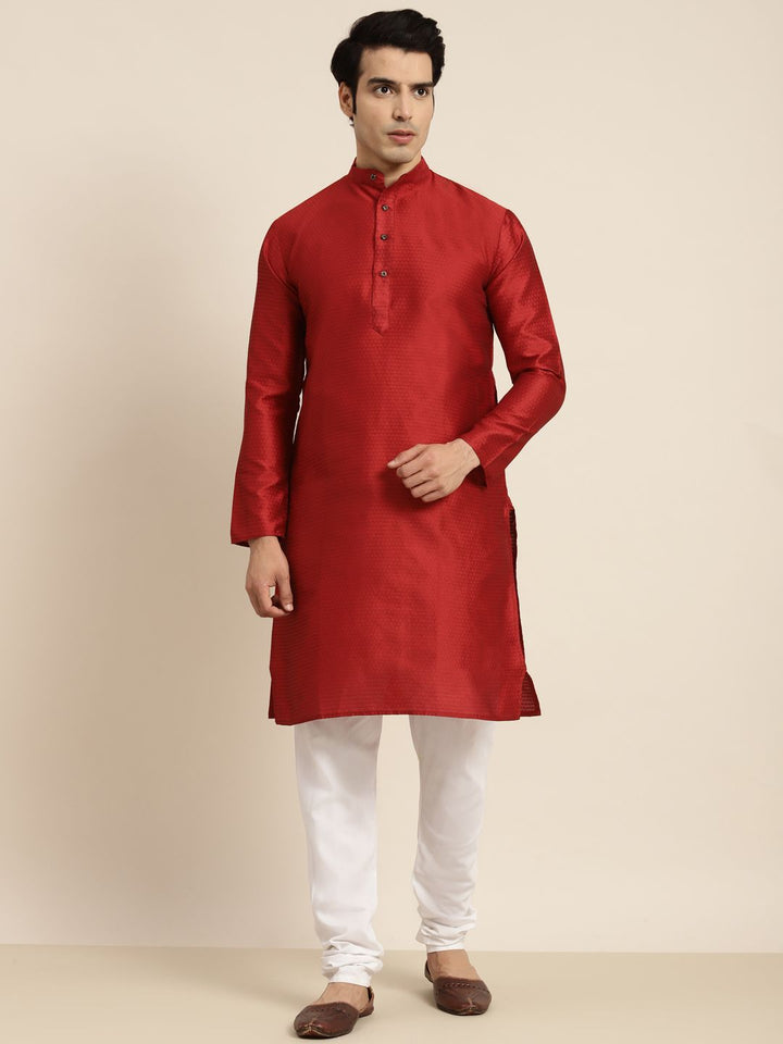 Anug by SOJANYA Men Maroon Kurta