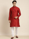 Anug by SOJANYA Men Maroon Kurta