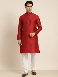 Anug by SOJANYA Men Maroon Kurta