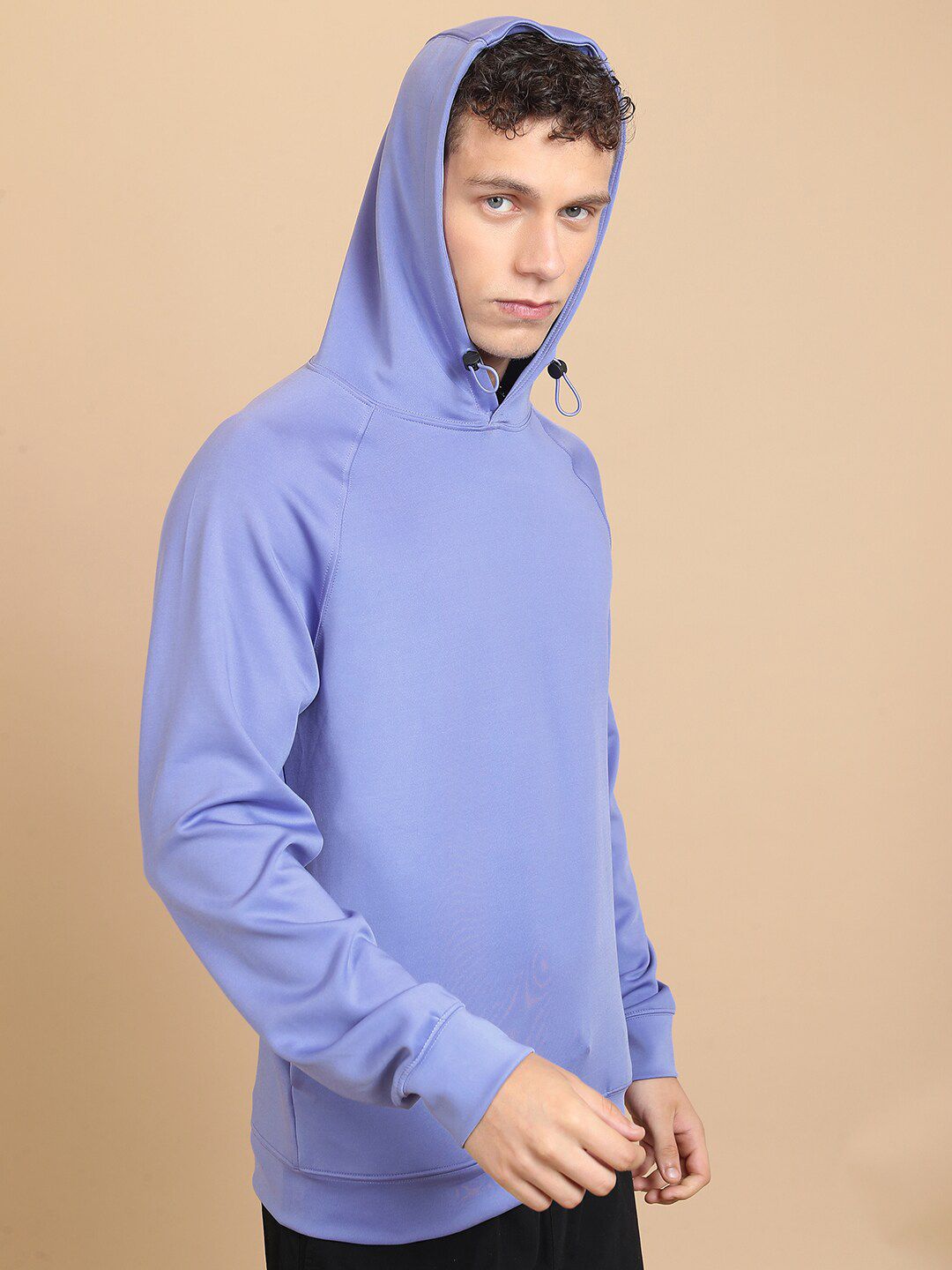 HIGHLANDER Hooded Raglan Sleeves Relaxed Fit Pullover
