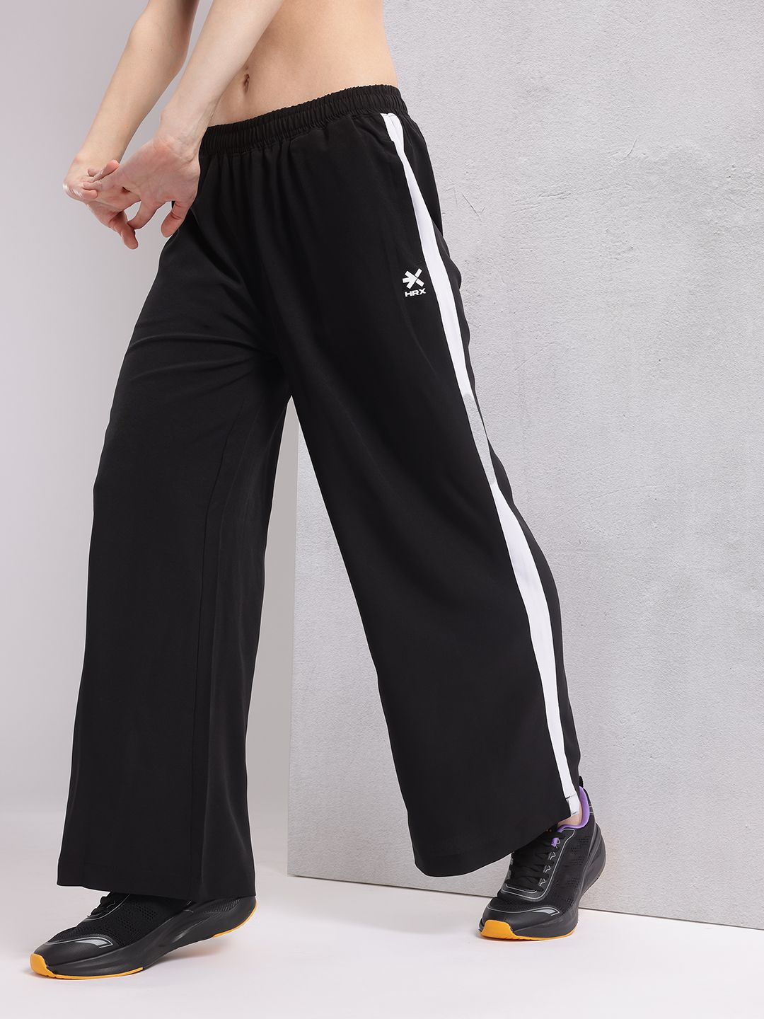 HRX by Hrithik Roshan Women Side Stripe Rapid-Dry Training Track Pants