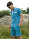 Campus Sutra Polo Collar Shirt & Shorts Co-Ords