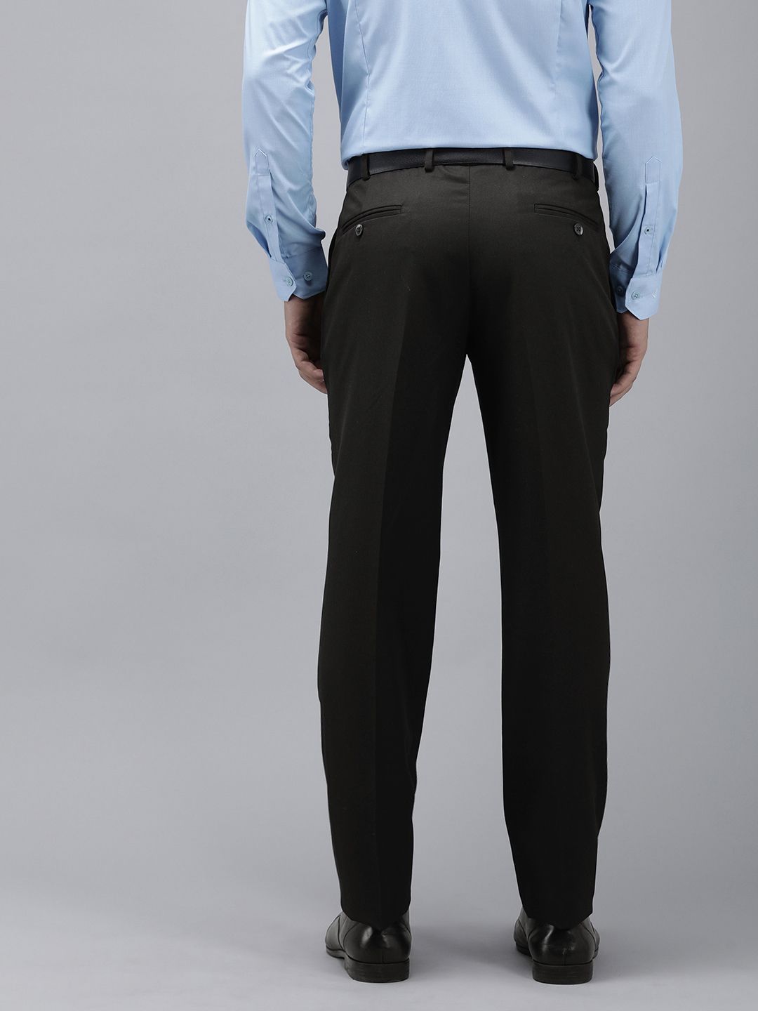 Park Avenue Men Mid-Rise Smart Trousers