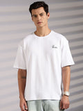Eszett French Sunset Textured Cotton Oversized Tshirt