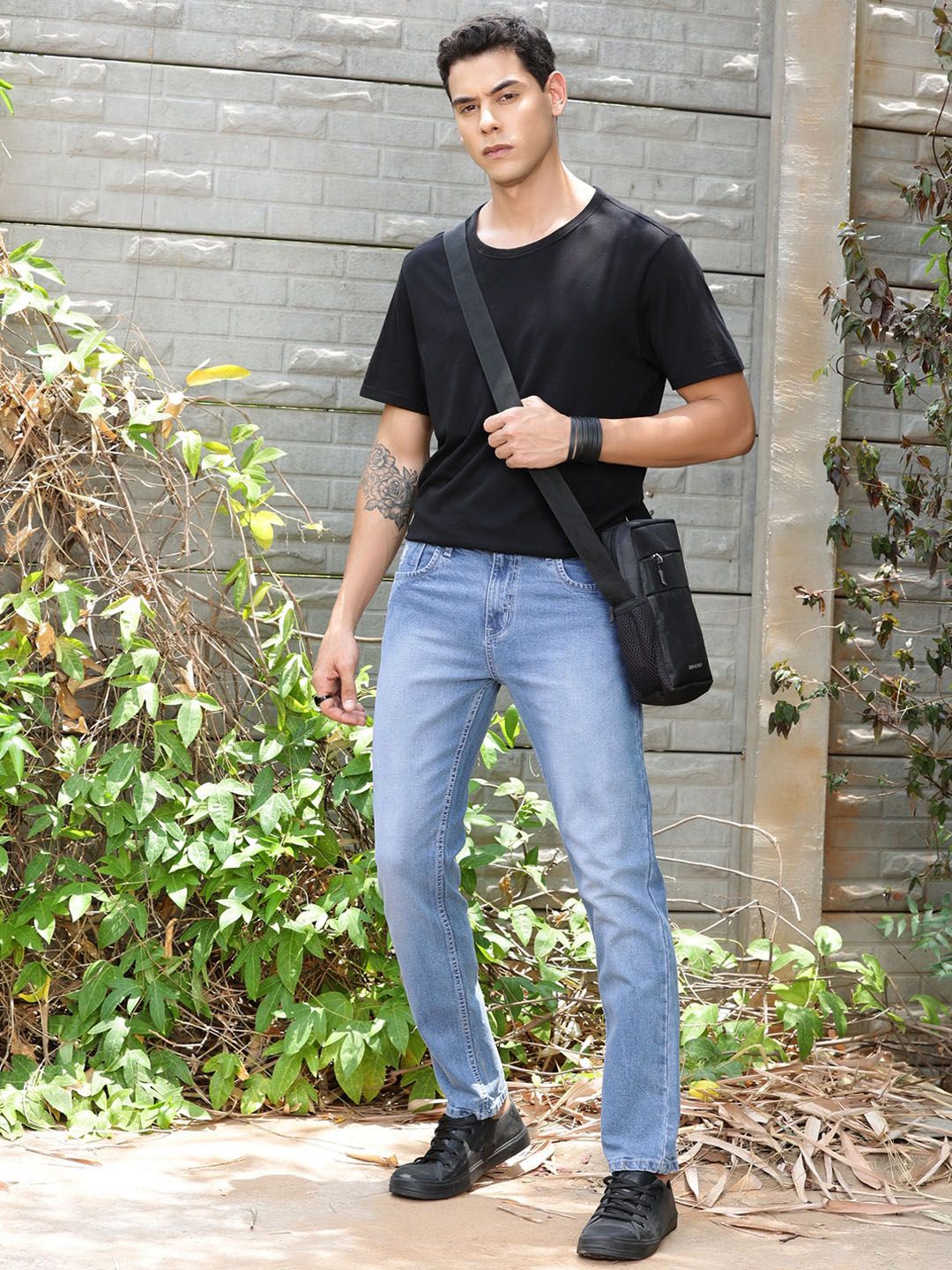 Thomas Scott Men Smart Slim Fit Light Fade Stretchable Jeans
