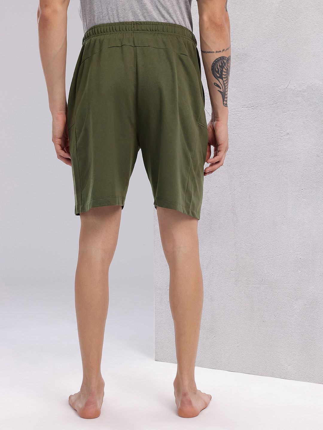 HRX by Hrithik Roshan Men Typography Print Mid-Rise Yoga Shorts