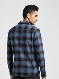 THE BEAR HOUSE Men Checked Slim Fit Comfort Cotton Casual Shirt