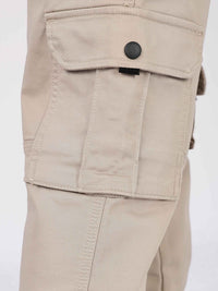 Eszett Lelaki Lelaki Regular Fit Cotton Cargo Joggers