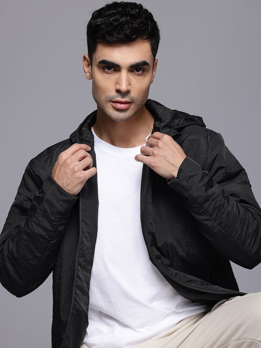 HRX by Hrithik Roshan Outdoor Hooded Padded Jacket