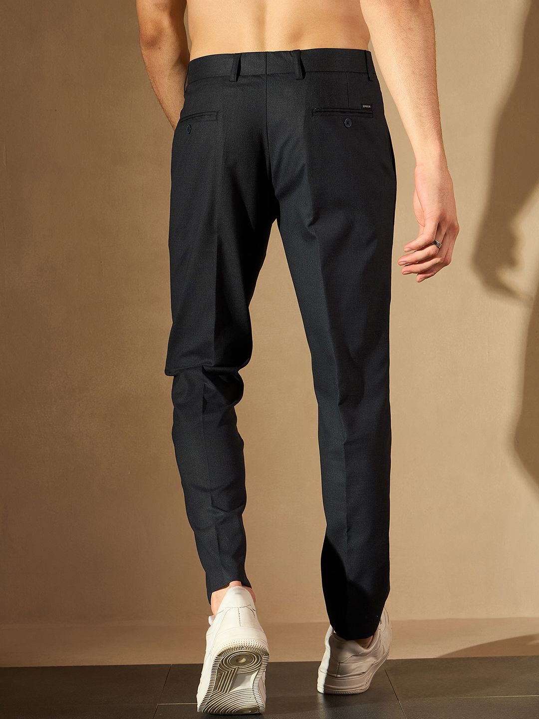 DENNISON Tapered Fit Pleated Trouser