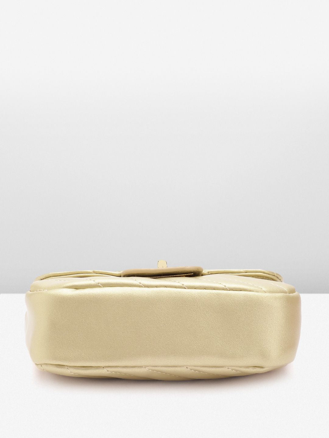 Lino Perros Structured Sling Bag with Quilted Detail