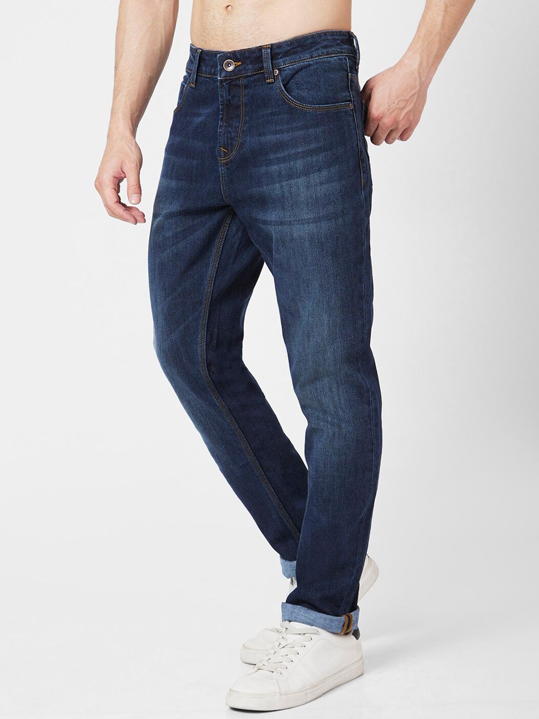 SPYKAR Men Skinny Fit Low-Rise Stretchable Jeans