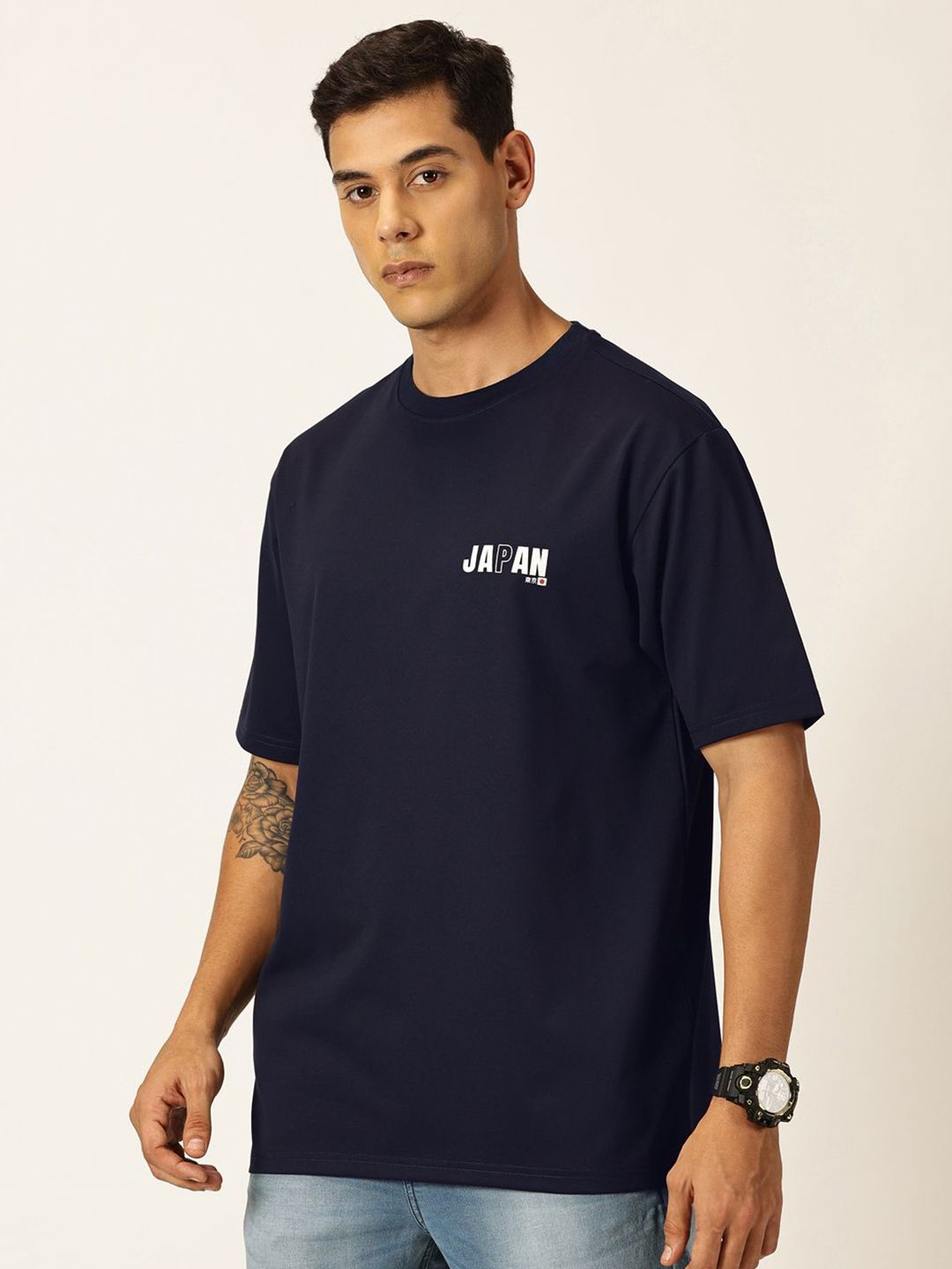 Thomas Scott Graphic Printed Drop Shoulder Oversized T-shirt