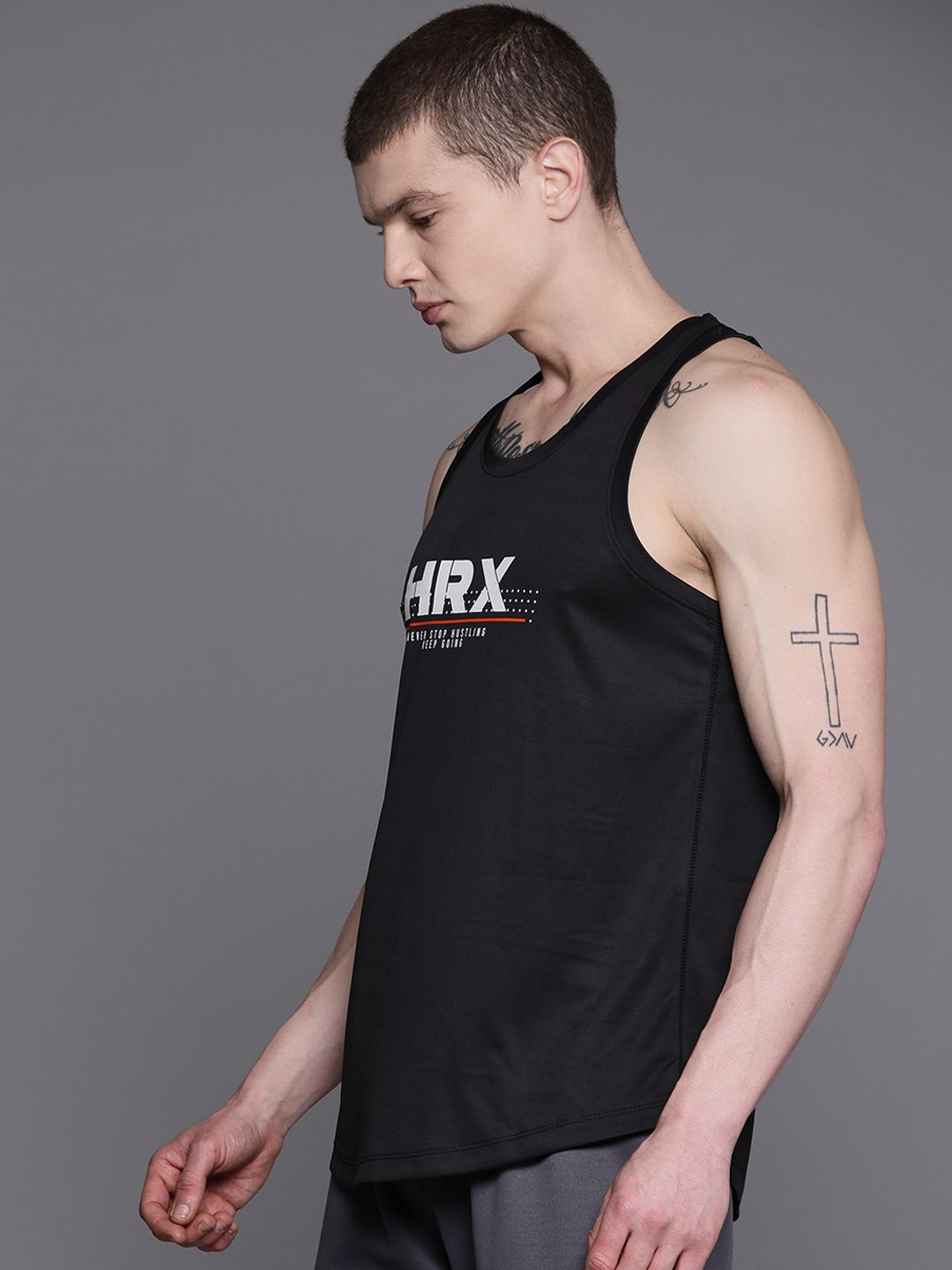 HRX by Hrithik Roshan Printed Rapid-Dry Training T-shirt