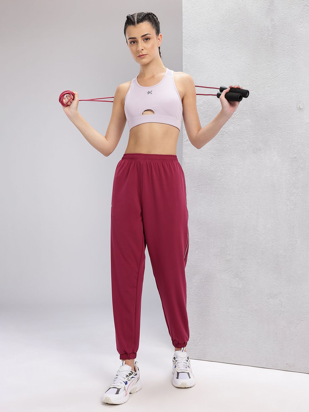 HRX by Hrithik Roshan Women Side Stripe Training Joggers