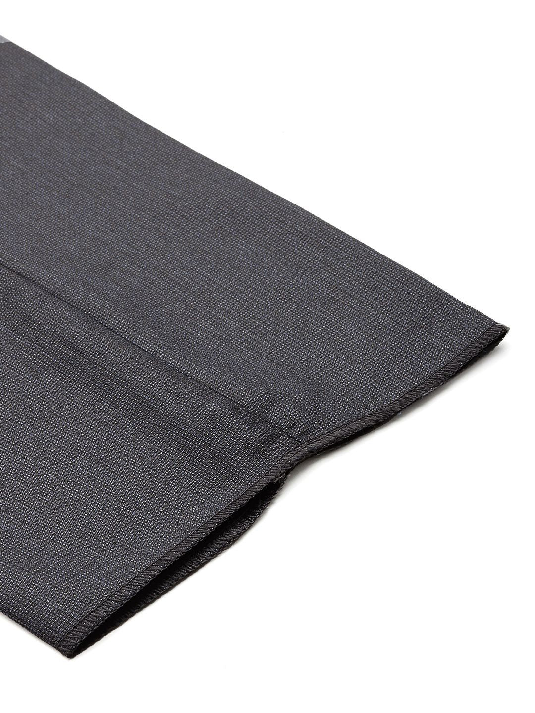 Raymond Men Textured Slim Fit Formal Trousers