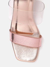 DressBerry Open Toe Block Heel
