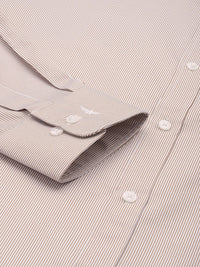 Park Avenue Pure Cotton Slim Fit Opaque Striped Formal Shirt